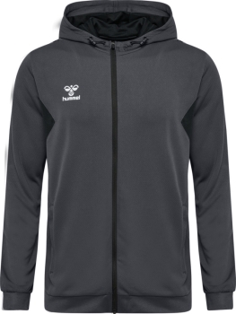 Hummel Authentic Zip Hoodie - Asphalt